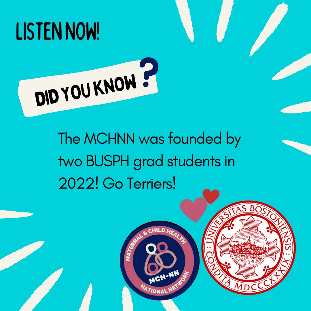 An MCH-related network initiated by and run for students/early professionals? Sign me up! ✍️✅ Or, that’s at least what we hope you say after listening to the newest C2 episode! Check it out here bit.ly/C2Podcast_BUSP… or wherever you get your podcasts!