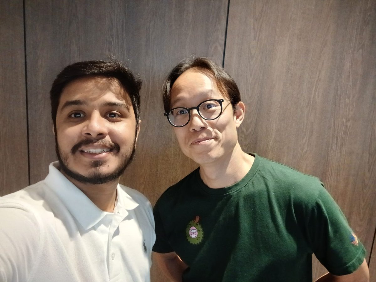 Had the pleasure of meeting <a href="/ysiu/">Yat Siu</a>, Chairman of <a href="/animocabrands/">Animoca Brands</a>, during <a href="/EFDevcon/">Ethereum Devcon</a> #Devcon2024 in Thailand! 🇹🇭

#Web3Games #DevconBangkok