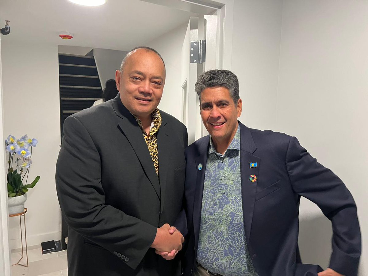 Congratulations, Surangel Whipps Jr., relected as President of Palau. I am looking forward to working with you on key regional initiatives, including Unlocking Blue Pacific Prosperity #UBPP