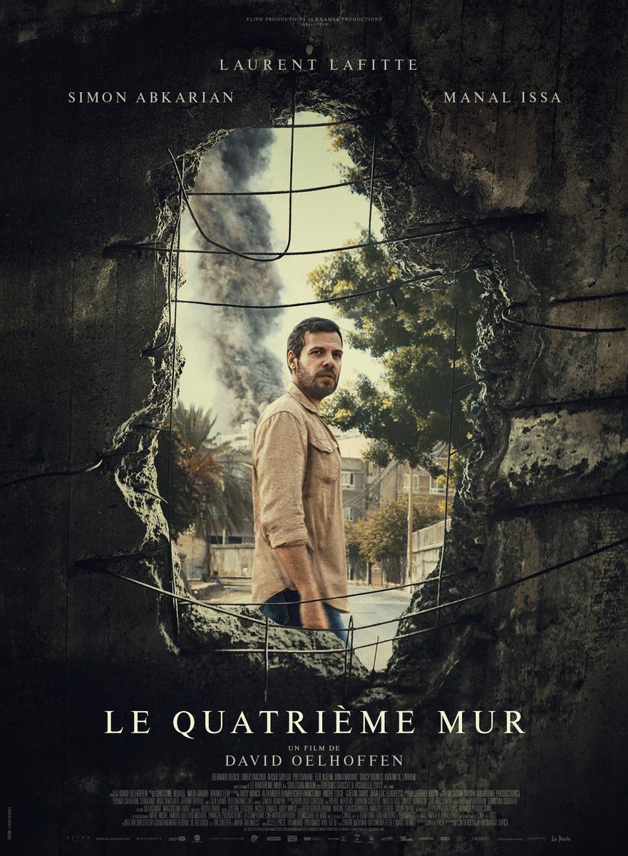 Découvrez l'affiche du film LE QUATRIÈME MUR de David Oelhoffen avec Laurent Lafitte, Simon Abkarian et Manal Issa.

📖 Adaptation du roman de Sorj Chalandon, prix Goncourt des lycéens 2013.
Le 15 janvier au cinéma.
 👉 le-quatrieme-mur.lefilm.co

Liban, 1982. Pour respecter la