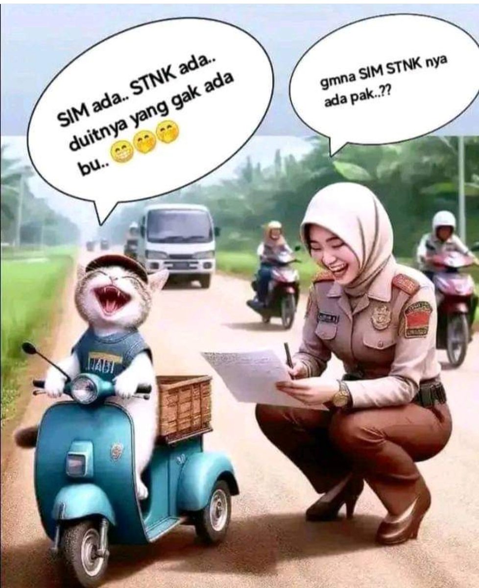Surat surat komplit ya bu pol🤣🤣🤣🤣