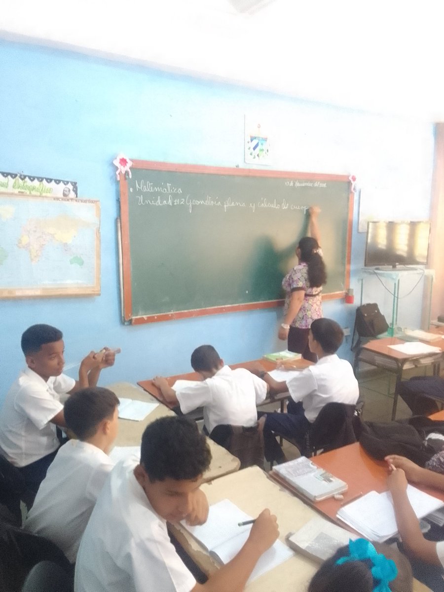 En nuestra institución educativa Esbu Mariana Grajales Cuello se asegura el proceso docente educativo con la calidad que se requiere  .#CubaMined