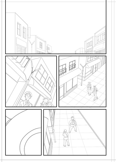 進捗～ 前の話でほぼ描けなかった世界観とか主人公たちの生活空間など中心に描いてみたりしたー 