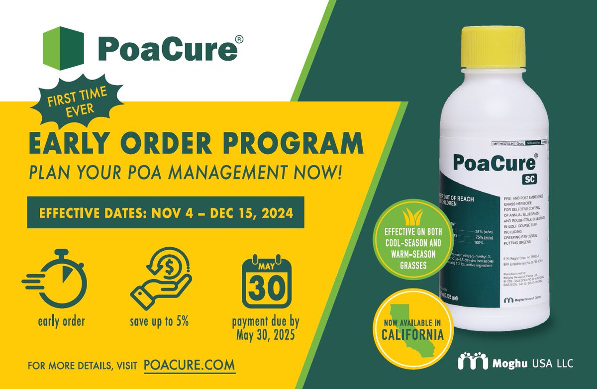 ✅ Buy PoaCure now, save, and lock in extended payment terms—order by 12/15 and pay by May 30, 2025! Don’t miss out on our first-ever EOP! #PoaCure