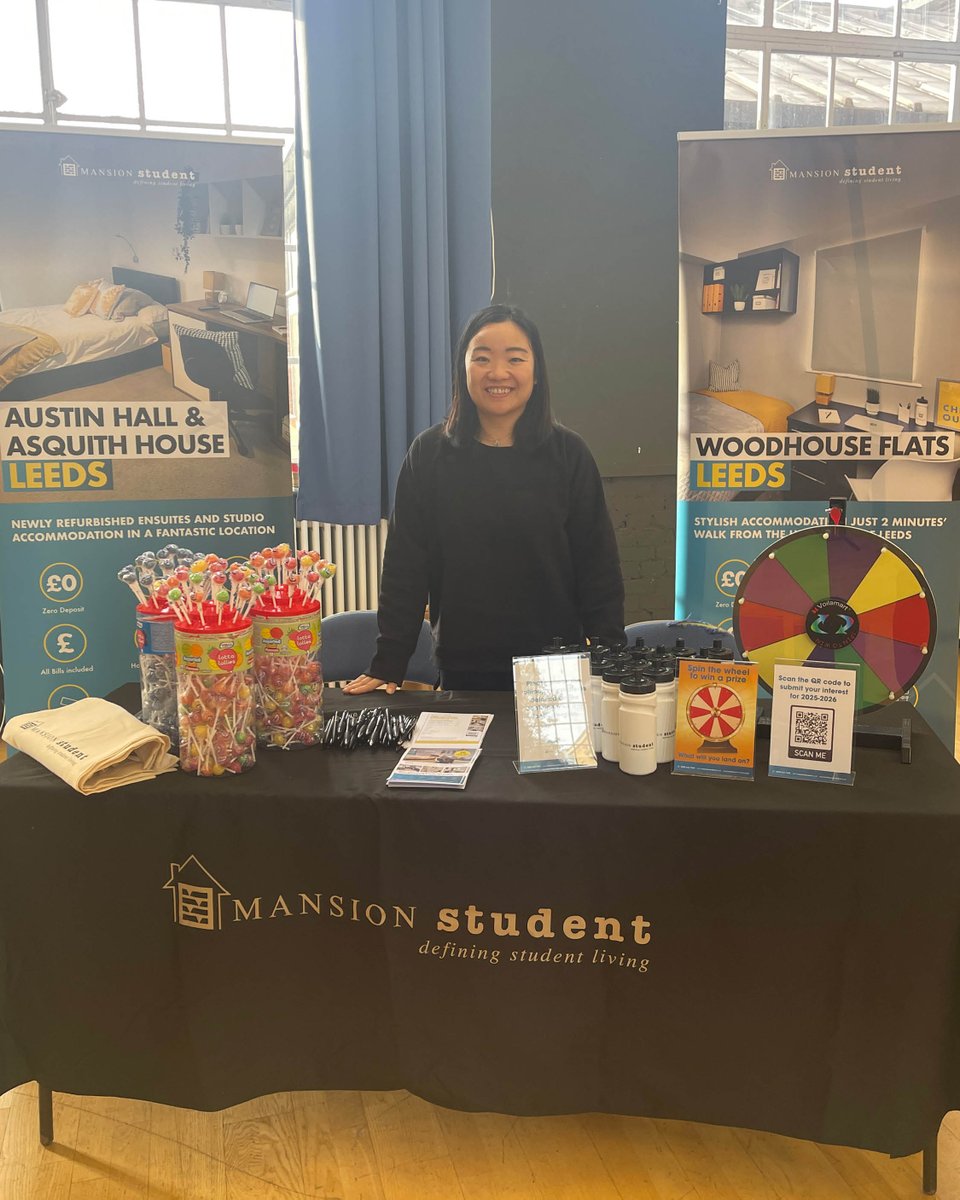 MansionStudent's tweet photo. It was great to attend the University of Leeds Student Housing Fair this week.
If you want to know more about our Leeds properties, visit https://t.co/eHezAoPZqh

非常荣幸参加了这次利兹大学学生住房展览会。
如果你想了解更多关于我们利兹房产的信息，请点击此处 https://t.co/3BPHmkU5Ri