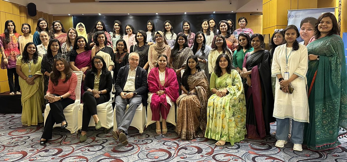 Women in Global Health Bangladesh (@wghbangladesh) on Twitter photo An intense consultation with 40 diverse participants in 1 platform to voice both the obstacles and the successes of women in different fields. Hosted by <a href="/ilo/">International Labour Organization</a> #UNwomen Bangladesh. <a href="/dr_ishratmouri/">Ishrat J Mouri (she/her)</a> made her appearance on behalf of <a href="/womeninGH/">Women In Global Health</a>. #womenatwork #genderbarrier An intense consultation with 40 diverse participants in 1 platform to voice both the obstacles and the successes of women in different fields. Hosted by <a href="/ilo/">International Labour Organization</a> #UNwomen Bangladesh. <a href="/dr_ishratmouri/">Ishrat J Mouri (she/her)</a> made her appearance on behalf of <a href="/womeninGH/">Women In Global Health</a>. #womenatwork #genderbarrier