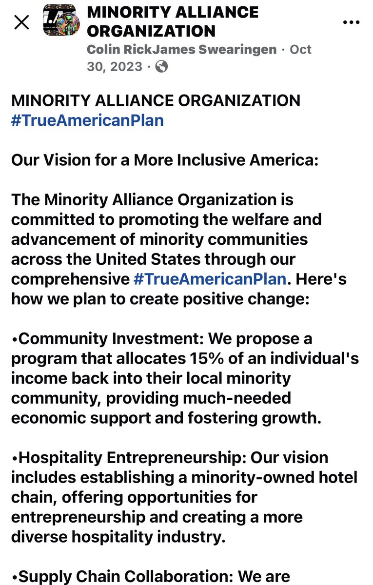 MINORITY_AO's tweet photo. @TheLeoTerrell @cjpearson @LaraLeaTrump @EricTrump With DEI policies and proposals continuing to fail our American businesses and institutions We invite you to view an entirely different approach and proposal to bring true equity and inclusion to American minorities and their communities.

https://t.co/3ZYMhhPPss https://t.co/XAqPzdlBv2