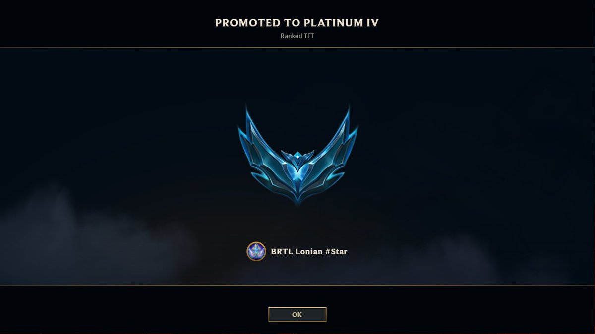 Welp guess I'm Plat now ^^. Les goooo