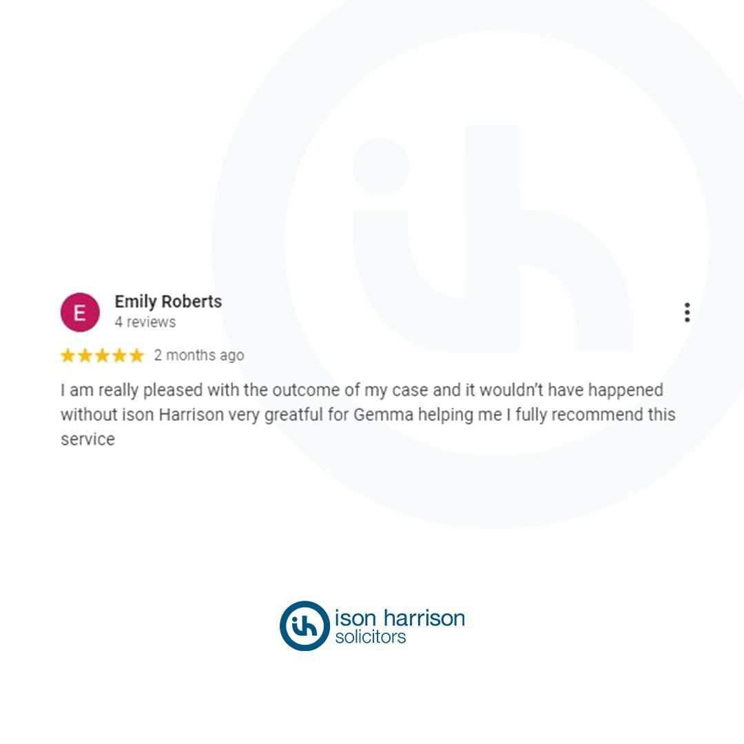IsonHarrison's tweet photo. We are thrilled to share this positive review about our legal services!
Thank you for trusting us with your case. ๐ผ
#IsonHarrison #ClientSatisfaction #testimonial https://t.co/Q4HvKLDQxL