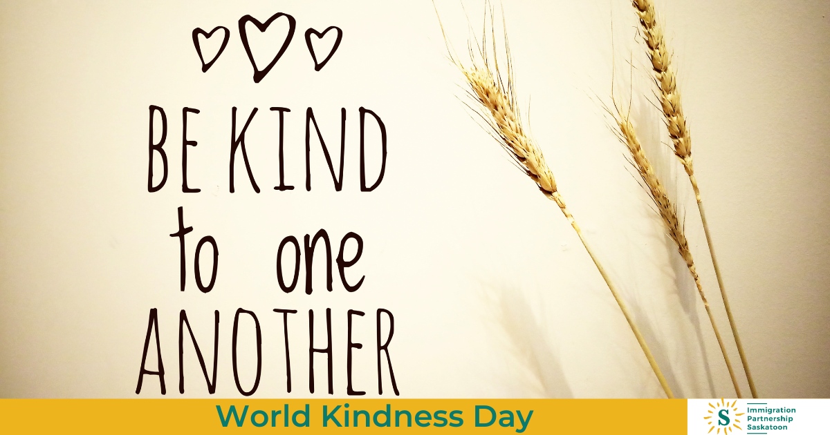 IPSKsocial's tweet photo. Happy World Kindness Day! At IPSK, we believe that a small act of kindness can create a ripple effect in our communities. Let's come together to spread compassion, uplift one another, and make the world a better place—one kind gesture at a time.

#IPSK #Immigrants #Saskatoon https://t.co/VixYsYnQrG