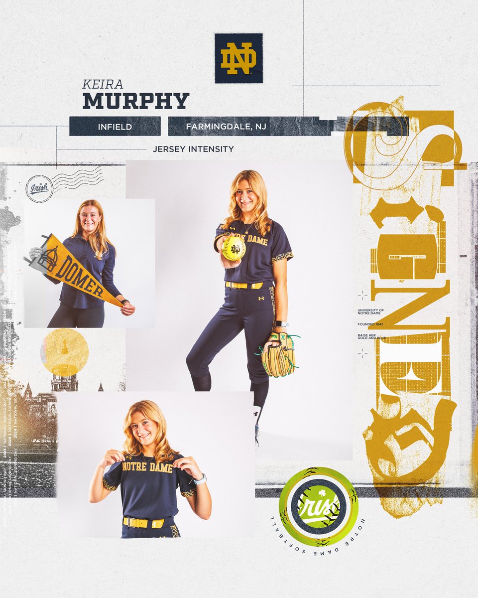 Notre Dame Softball (@ndsoftball) on Twitter photo signed, sealed, delivered she’s officially Irish ✍️☘️
welcome to the family <a href="/KeiraMurph29/">Keira Murphy ☘️</a>!! signed, sealed, delivered she’s officially Irish ✍️☘️
welcome to the family <a href="/KeiraMurph29/">Keira Murphy ☘️</a>!!