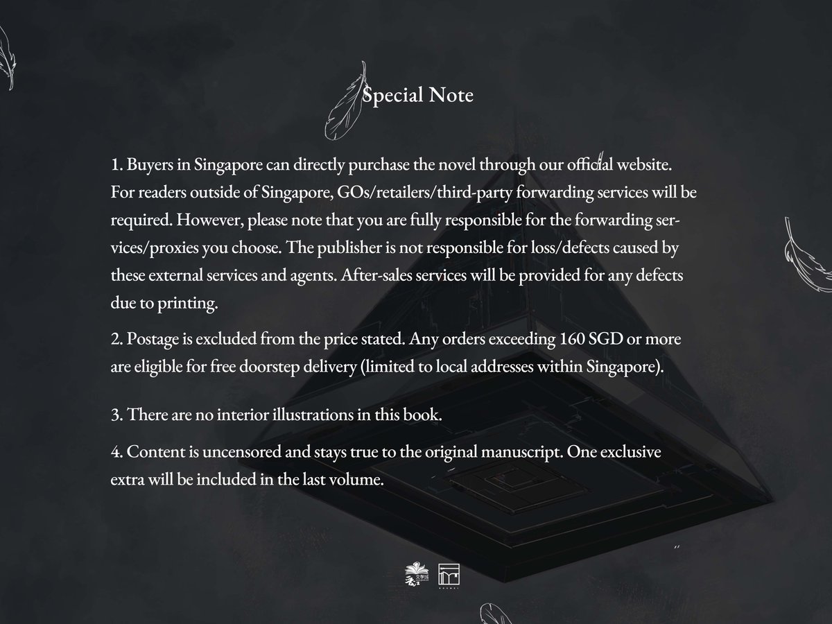 #Rosmeiannouncement
Ding dong! Side quest triggered: Celebrate the 7th anniversary—purchase the TEIO pre-order! Here are the game rules.
🥳The Earth Is Online Vol. 1-2
⏰Pre-order period: 15/11/2024-10/12/2024
🔗Order link:
…f643b5f45af2da645ab4c4.myallvalue.com/products/the-e…
🎁Giveaway Promo: We will draw 1