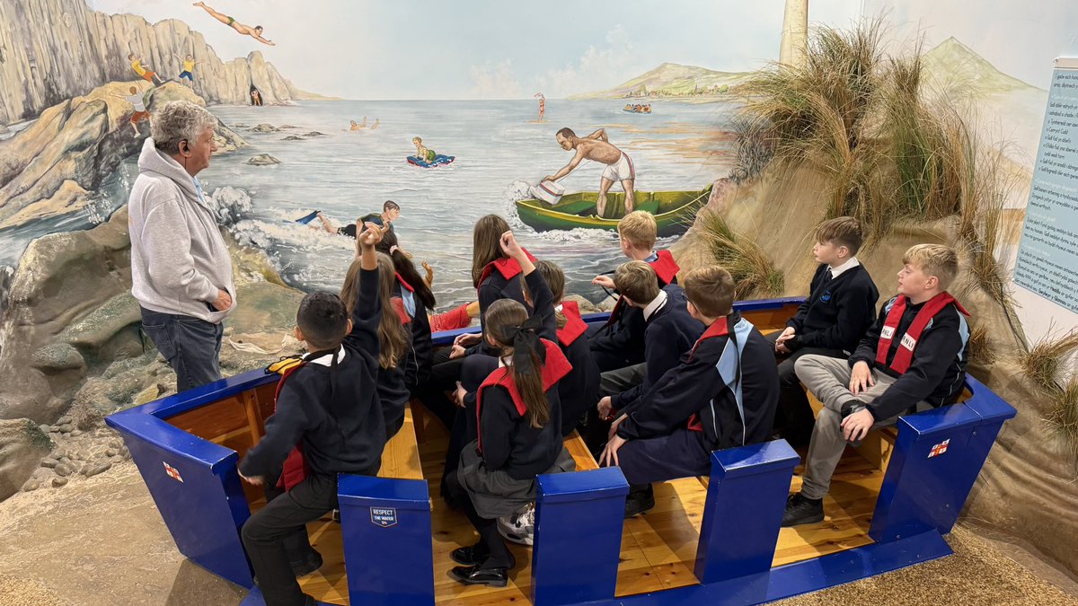 Answer ardderchog yn <a href="/DangerPointLtd/">DangerPoint</a> heddiw. Year 6 had an excellent time at Dangerpoint today. Diolch!