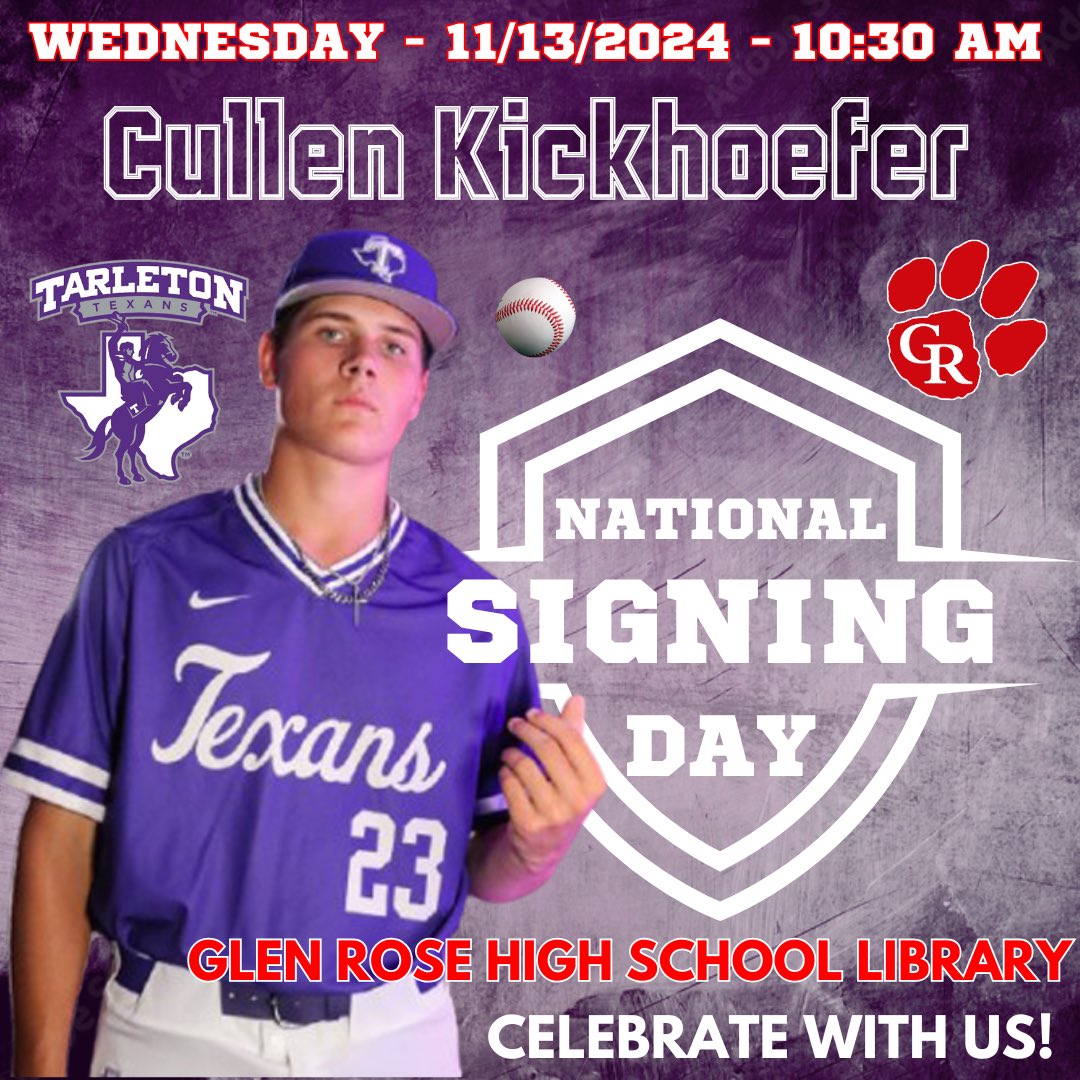 Glen Rose Tiger Baseball tweet media