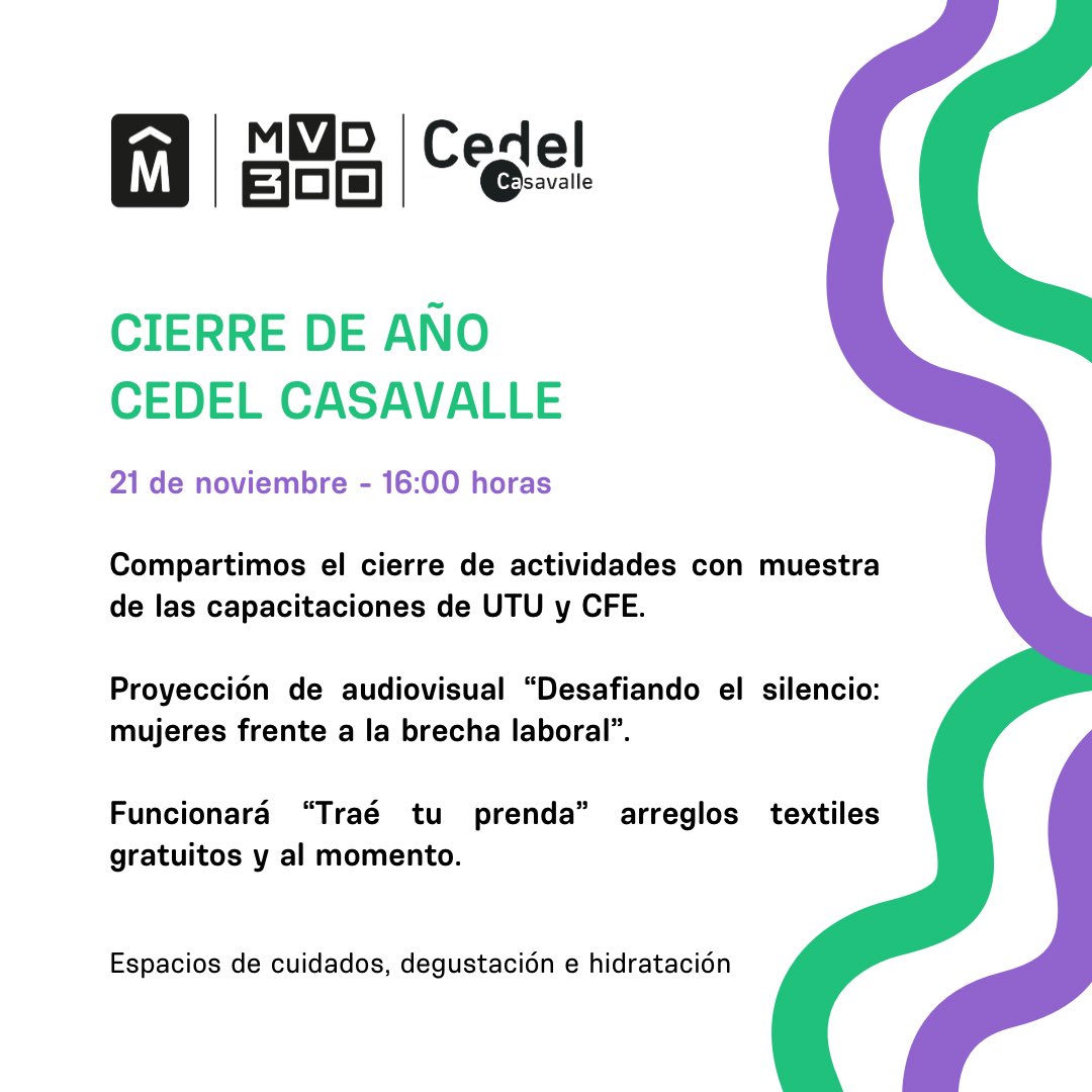 CEDELCV's tweet photo. Celebramos el cierre de año!☀️💚

📆Jueves 21 de noviembre
⏰A partir de las 16:00 horas 

Les esperamos con toda la familia para disfrutar de este encuentro✨ https://t.co/gzjQ3OONpN