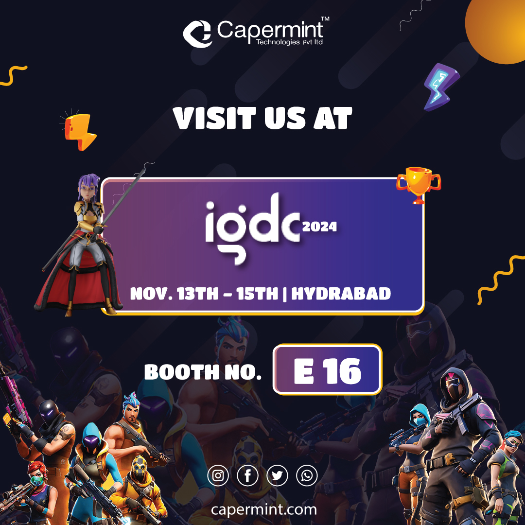 Caperminttech's tweet photo. Weโre live at IGDC 2024! Join us at Booth 16 to discover Capermint's cutting-edge game solutions and immersive gamification tech. Donโt miss outโcome say hello! ๐ฎ๐
#IGDC2024 #CapermintTechnologies #GameDevelopment #InnovationInGaming #Booth16 #GamingTech https://t.co/3iFZWL6JW0