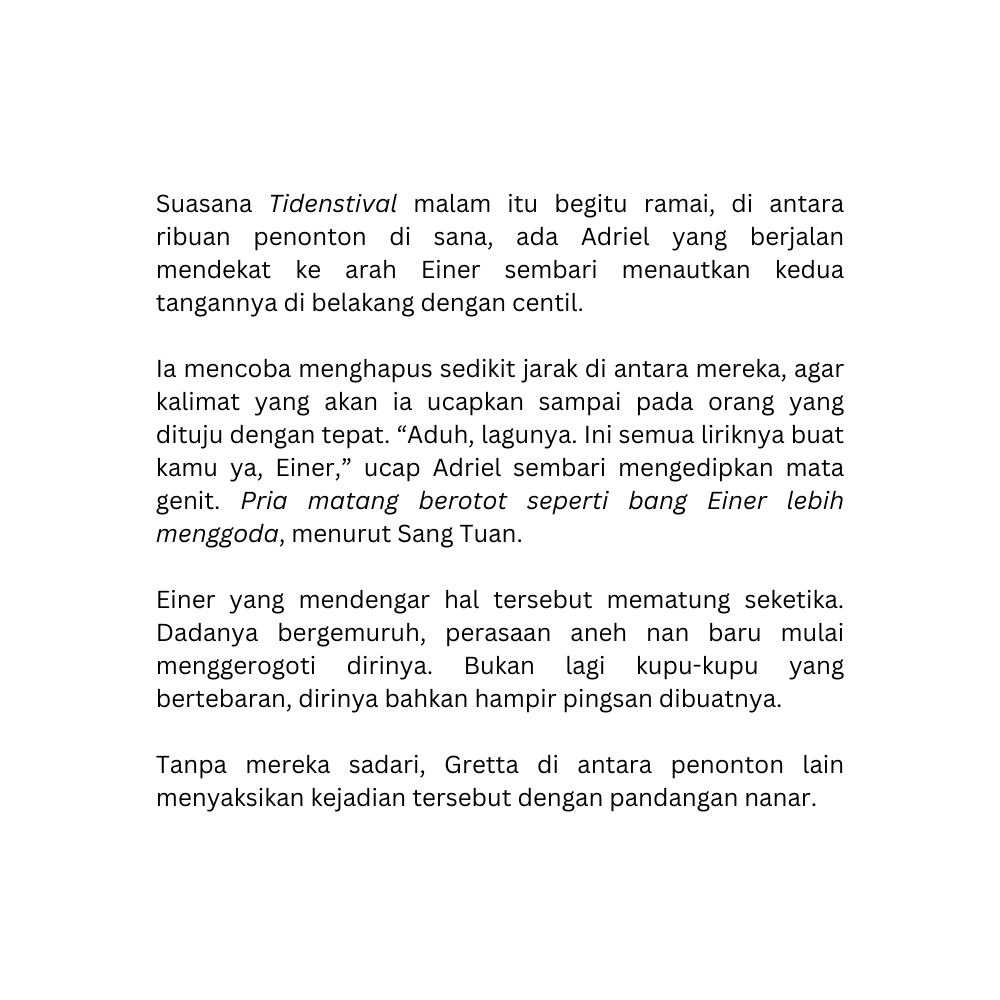 Einer x Adriel one tweet au 
Slight Einer x Gretta