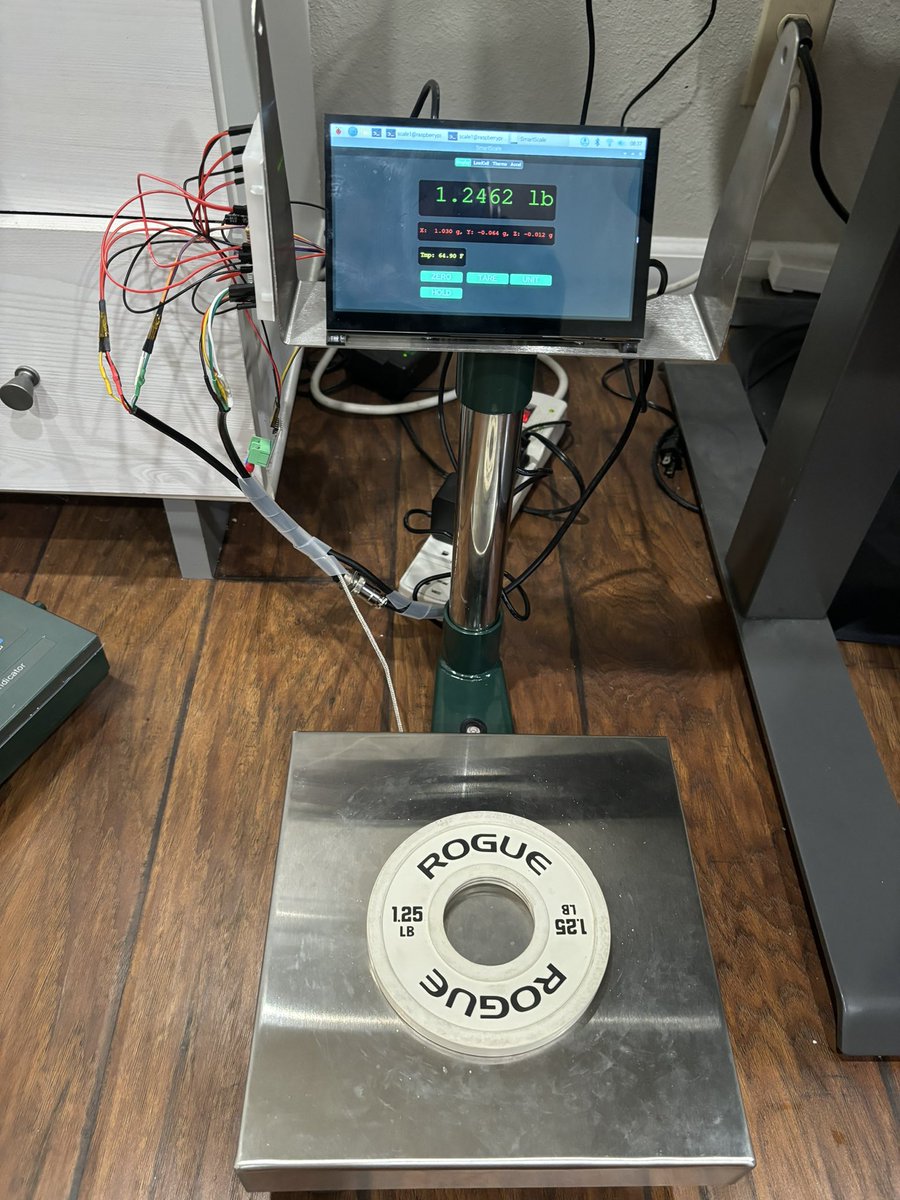 PrimeUSAScales's tweet image. 🔧 We’re diving into the next phase of development! Just got our Raspberry Pi connected to the Benchtek, and now we’re starting to test and collect data for our custom scale concept. Excited to see where this journey takes us! #TechInProgress #CustomScale #DataCollection
