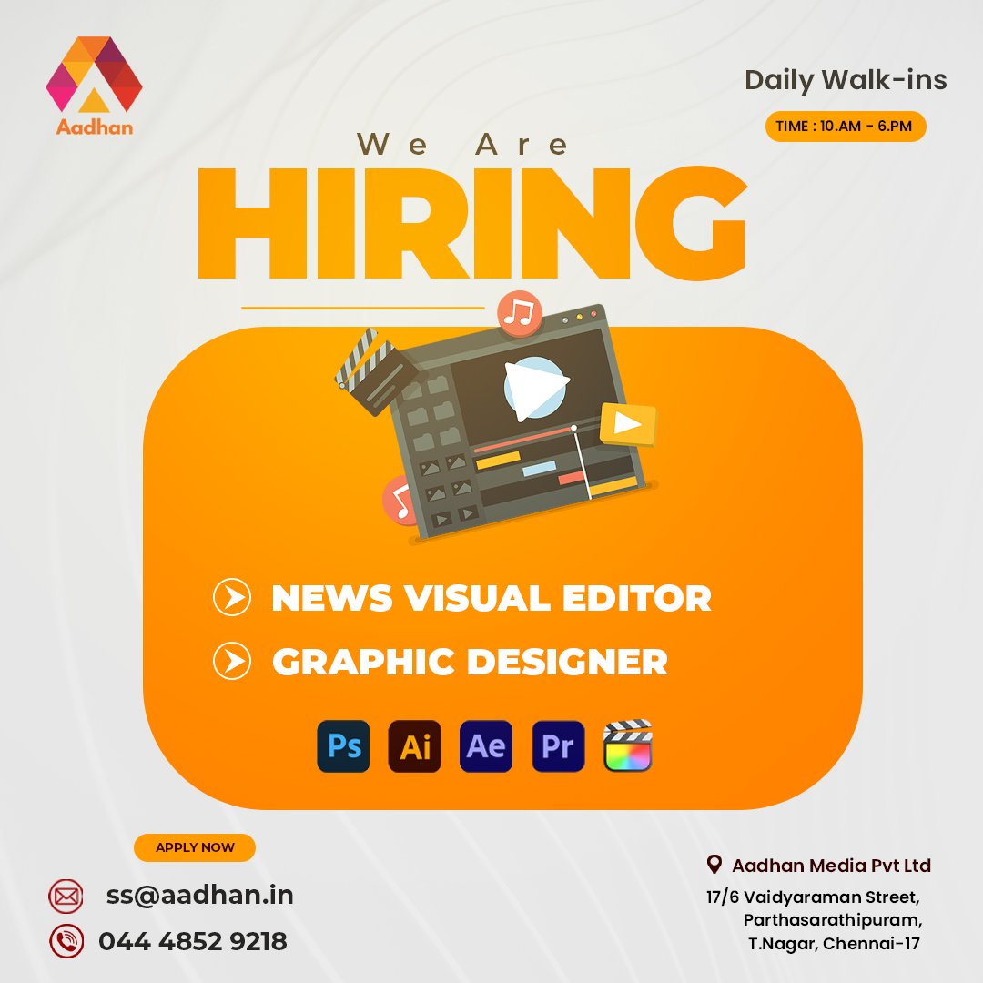 Aadhan_Tamil's tweet image. Hello Visual Editors...
#AadhanTamil #VisualEditors #EditorsJob