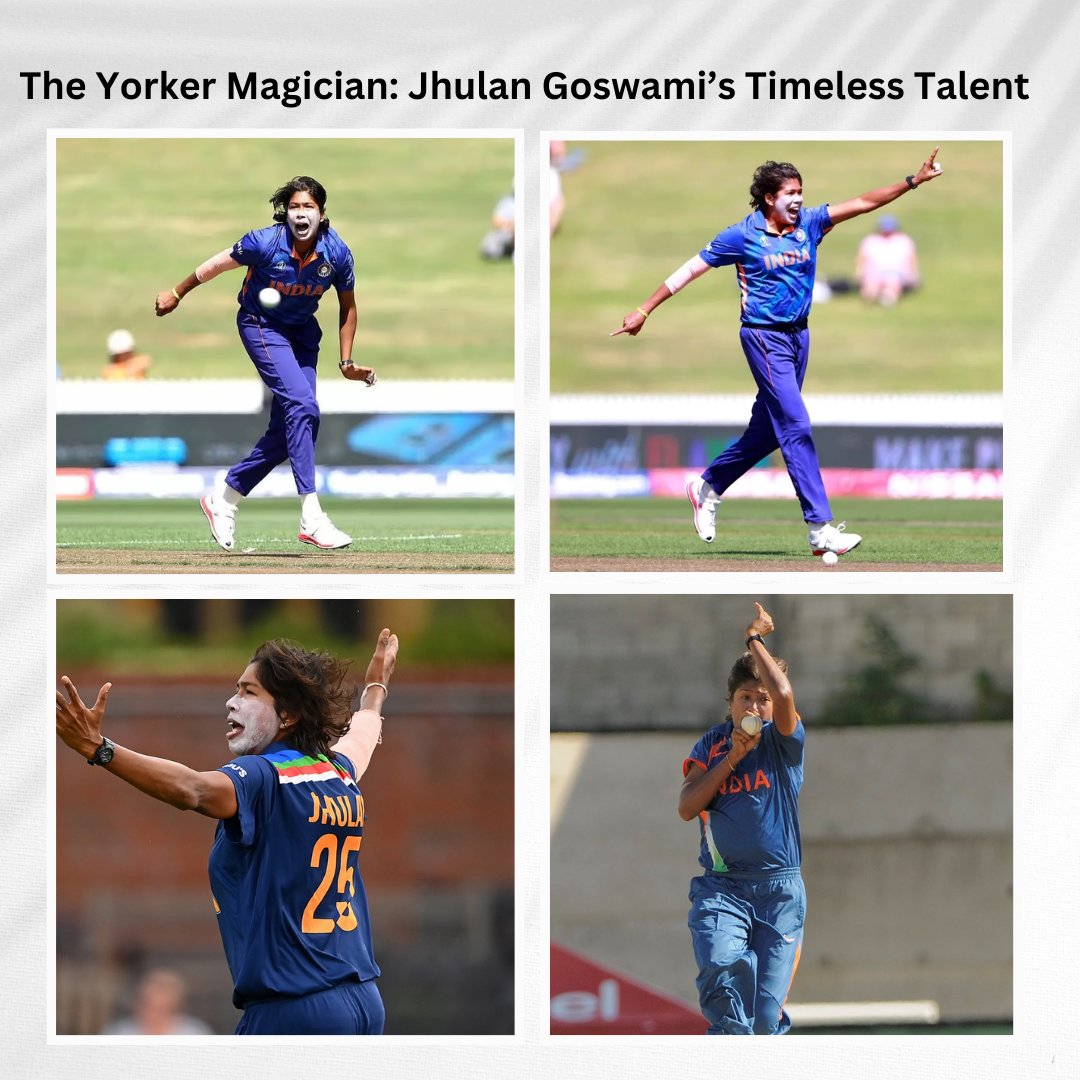 jhulan_fans's tweet photo. Our Goddess' yorkers are as strong as her passion and dedication towards cricket 🙌❤️
@JhulanG10 ❤️🔥
#JhulanGoswami #GoddessOfCricket #CricketLegend #FastestBowler #Inspiration
( Jhulan Goswami , Goddess Of Cricket, Cricket , Inspiration , Female Cricketer , Legend ) https://t.co/qrKDDDVIVv