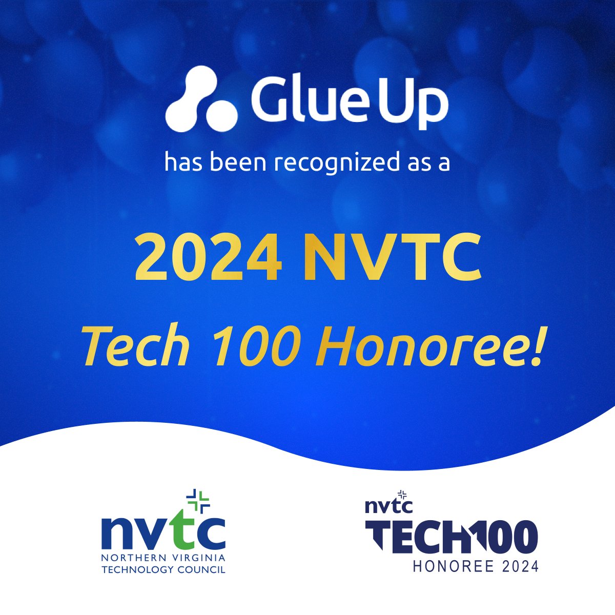 Thrilled to share Glue Up is a #2024Tech100 awardee for the 6th year! 🎉 Our Co-founder &amp; CEO, Eric Schmidt, is an "Executive Honoree." 🏆

Thanks to @NovaTechCouncil, our team, customers, and supporters. Let’s keep shaping the future of association management!