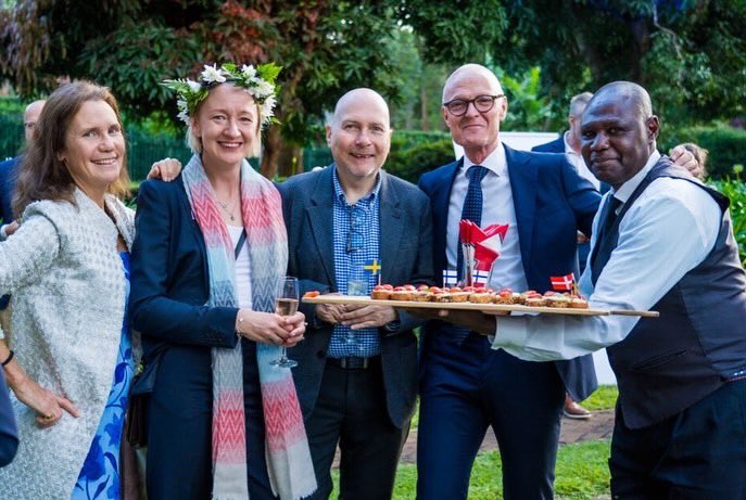 FinlandinKenya's tweet photo. 🎉Celebrating 60 years of friendship and partnership between Kenya 🇰🇪 and the Nordic countries! 🇩🇰🇫🇮🇸🇪🇳🇴 Nordic embassies came together to mark six decades of vibrant bilateral relations, shared memories and future aspirations. Here’s to more collaboration and growth together! ✨ https://t.co/Z7WBhANDVw