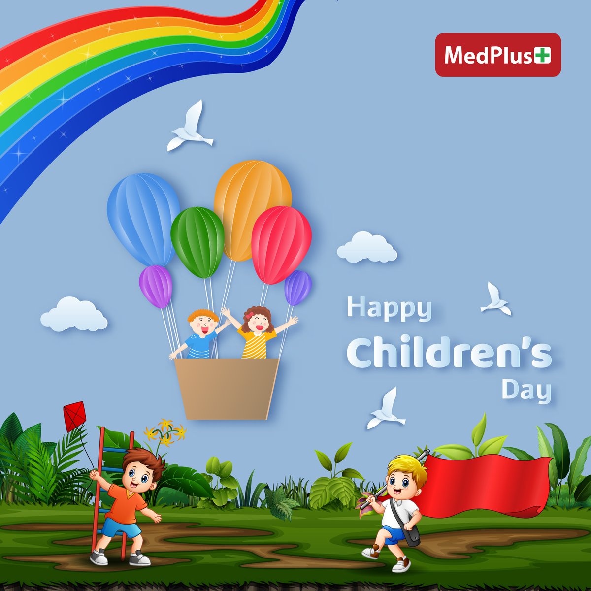 MedPlusIndia's tweet photo. Happy Children's Day
#HappyChildrensDay #ChildrensDay #CelebratingChildren #KidsOfTheFuture #JoyOfChildhood #InspireKids #Medplus https://t.co/94OTglmSKt