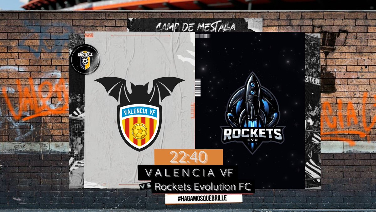 Valencia VF (@valenciavf_1919) on Twitter photo 🦇 ¡Hoy tenemos partido de altos vuelos! 🚀
Esta noche nos volveremos a ver con unos viejos amigos <a href="/RocketsEvo/">Rockets Evolution FC🚀</a> 😏
¡Vamos a por todas! 💪🔥
Amunt!🧡
#Amunt #Hagamosquebrille 🦇 ¡Hoy tenemos partido de altos vuelos! 🚀
Esta noche nos volveremos a ver con unos viejos amigos <a href="/RocketsEvo/">Rockets Evolution FC🚀</a> 😏
¡Vamos a por todas! 💪🔥
Amunt!🧡
#Amunt #Hagamosquebrille