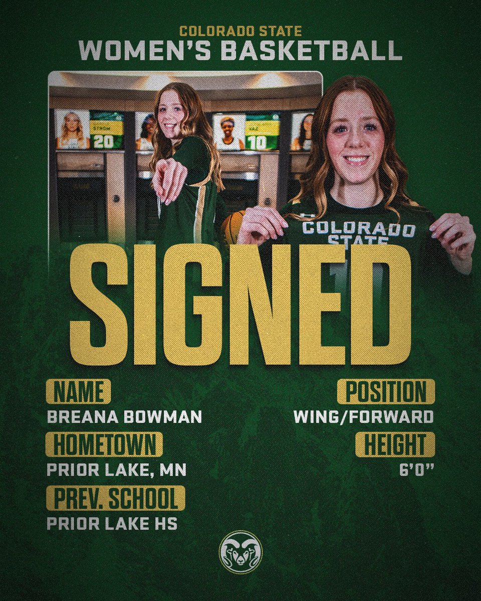 Colorado State Women's Basketball (@csuwbasketball) on Twitter photo ๐พ๐๐๐๐๐๐ ๐ป๐ ๐ป๐๐ ๐น๐๐๐๐๐ ๐
We can't wait to have you in FoCo, <a href="/11Breebowman/">Bree Bowman</a> ๐ซถ
#Stalwart x #CSURams ๐พ๐๐๐๐๐๐ ๐ป๐ ๐ป๐๐ ๐น๐๐๐๐๐ ๐
We can't wait to have you in FoCo, <a href="/11Breebowman/">Bree Bowman</a> ๐ซถ
#Stalwart x #CSURams