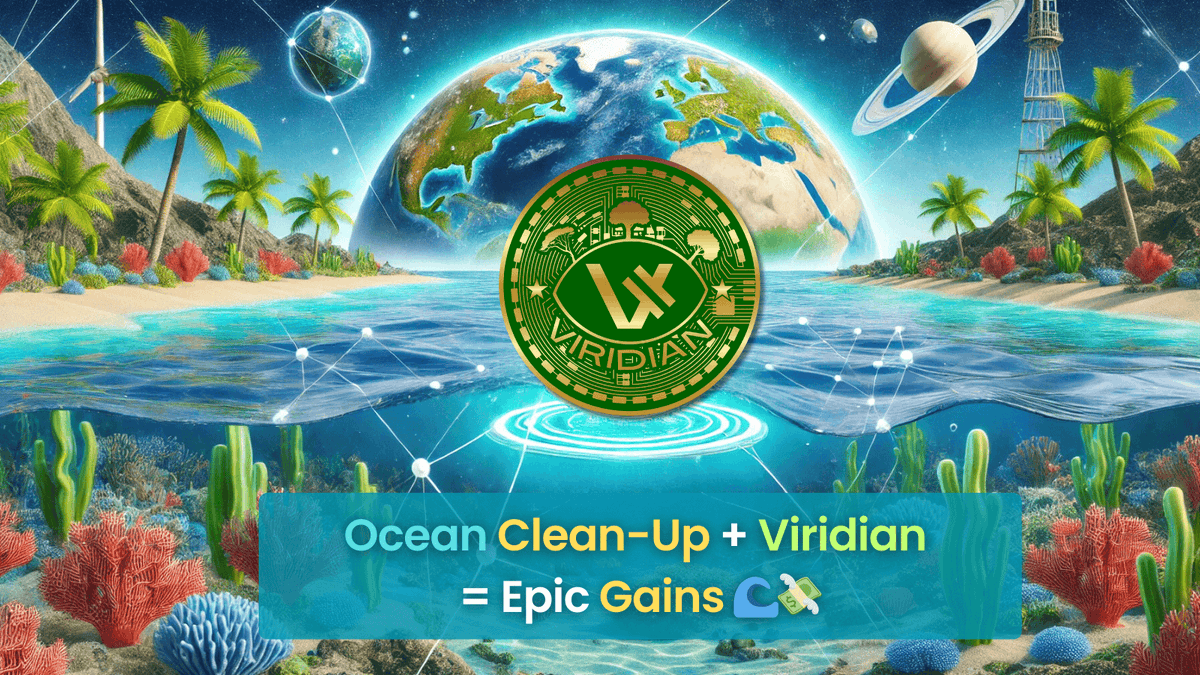 ViridianCoin's tweet photo. 🌊 The only thing cooler than saving oceans? 

Saving oceans and stacking Viridian at the same time. 🌍💪 

#GreenFlex #EcoCoin #ViridianGang https://t.co/kOFI8F8VGT