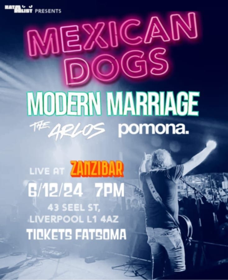 mexicandogs_'s tweet photo. NEXT MONTH
#MexicanDogs
Friday 6th December 
@thezanzibarliv
#Liverpool
#ModernMarriage 
@TheArlos 
#Pomona
TICKETS AVAILABLE 
https://t.co/YmJX8L6cor https://t.co/RMgM1Mli9U