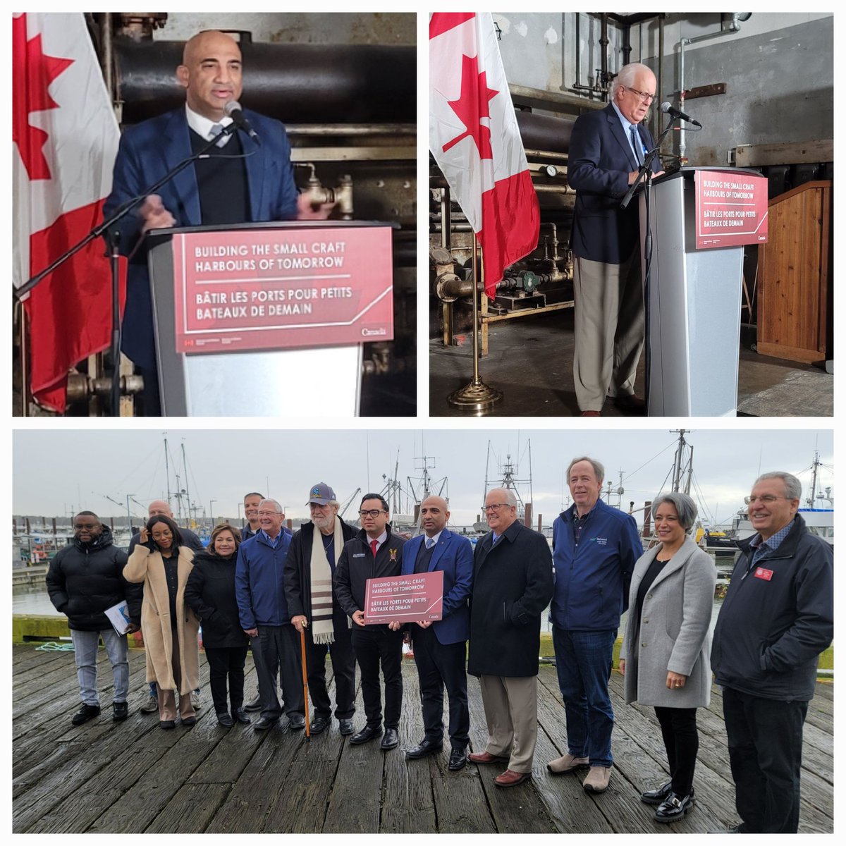The Government of Canada invests in the small craft harbours of British Columbia.
 
Canadian small craft harbours are at the heart of many communities. Much like our Steveston Harbour, they provide jobs, tourism and recreation, and a strong fishing industry means a strong British