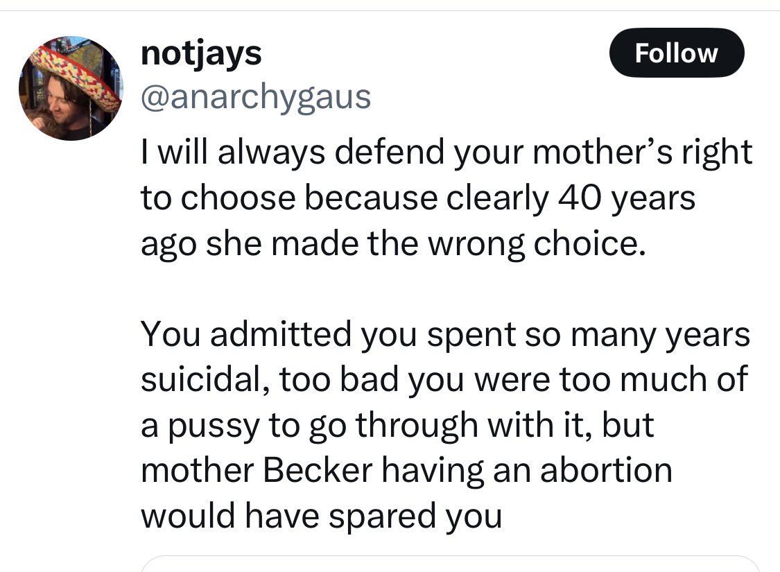 LauraBeckerReal's tweet photo. Loving, tolerant, classy leftists advocating for abortion of detransitioners. 

No, sweetie, I survived, and will take great joy in pointing out manipulation and abuse such as this. 😎 https://t.co/70N0mKn7fD