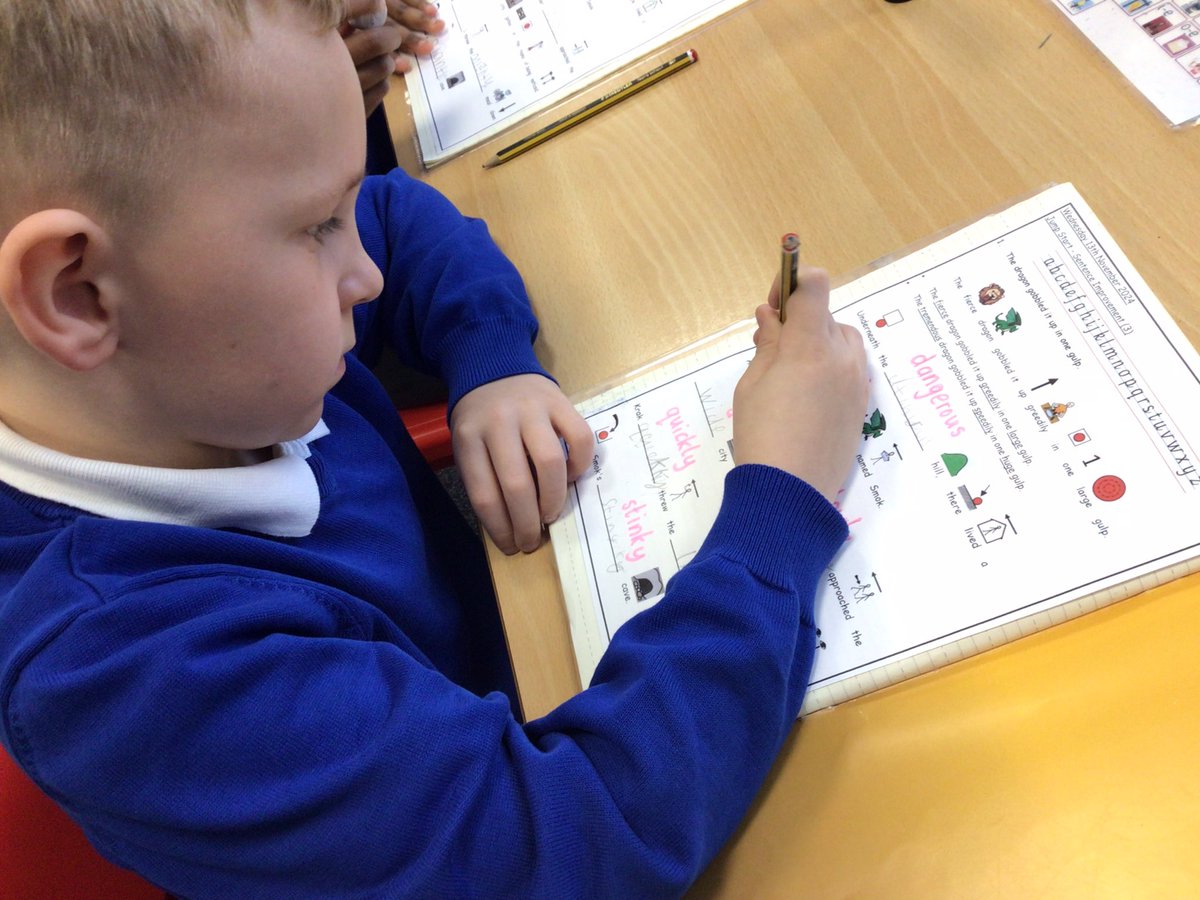DeltaMerseyYr3's tweet photo. Our focus today in Writing is adjectives! 😁 We have been on an ‘adjective adventure’ and created a word bank that we can use. We have then applied these to improve Mrs French’s sentences 👏 @DeltaMersey #MPAWriting https://t.co/ldTwrHGO2C