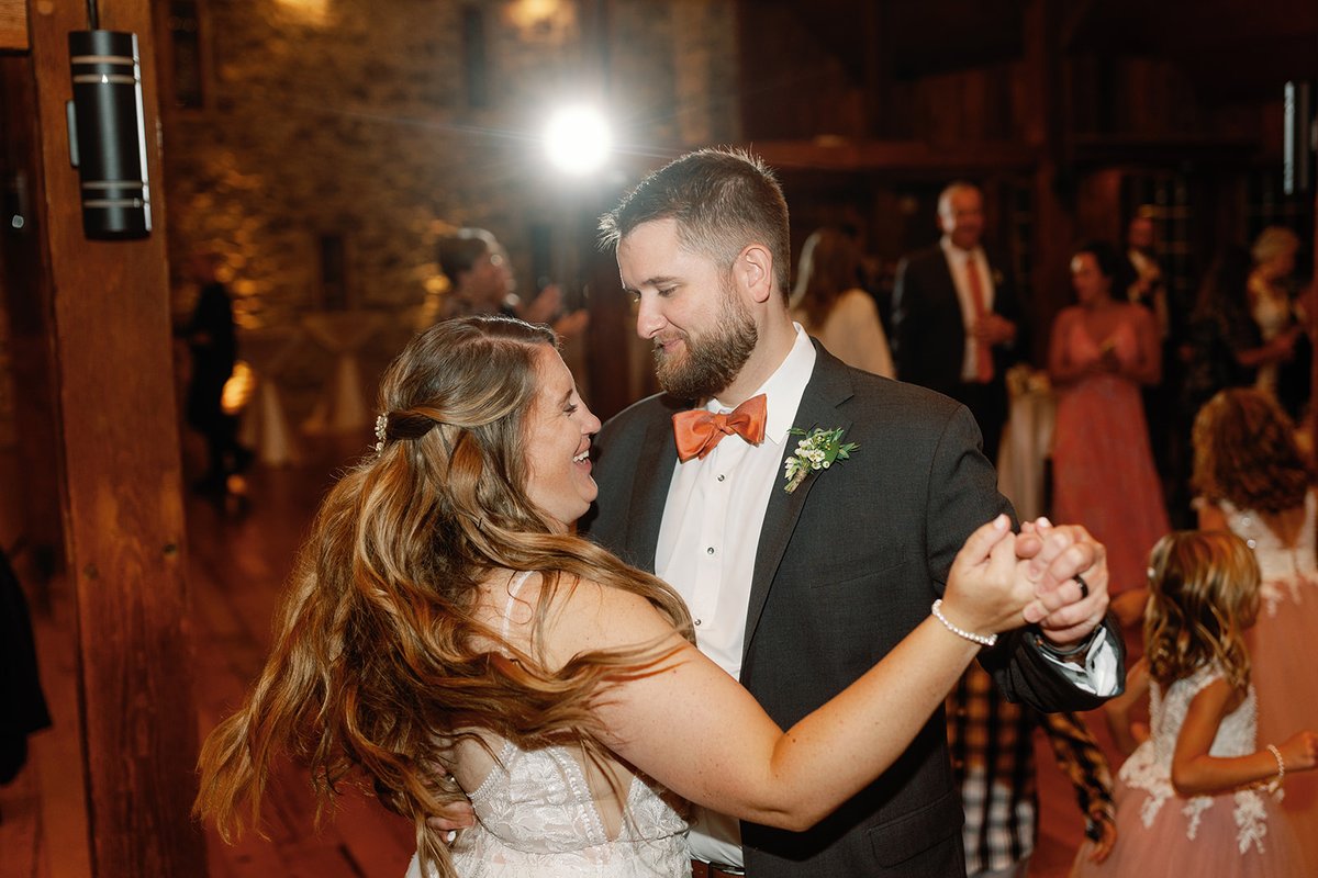 bachelorband's tweet photo. Fun times were had at Laura and Justin's wedding reception. Here's to them and their guests this #WeddingWednesday! 

Photos by @sarah.brookhart https://t.co/cfEnst8dmI