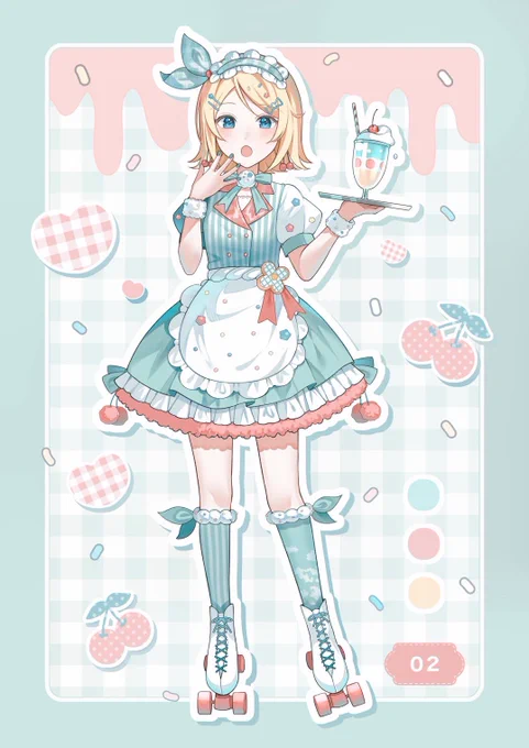 American diner Sweets  #グッスマイラコン02リン #鏡音リン 