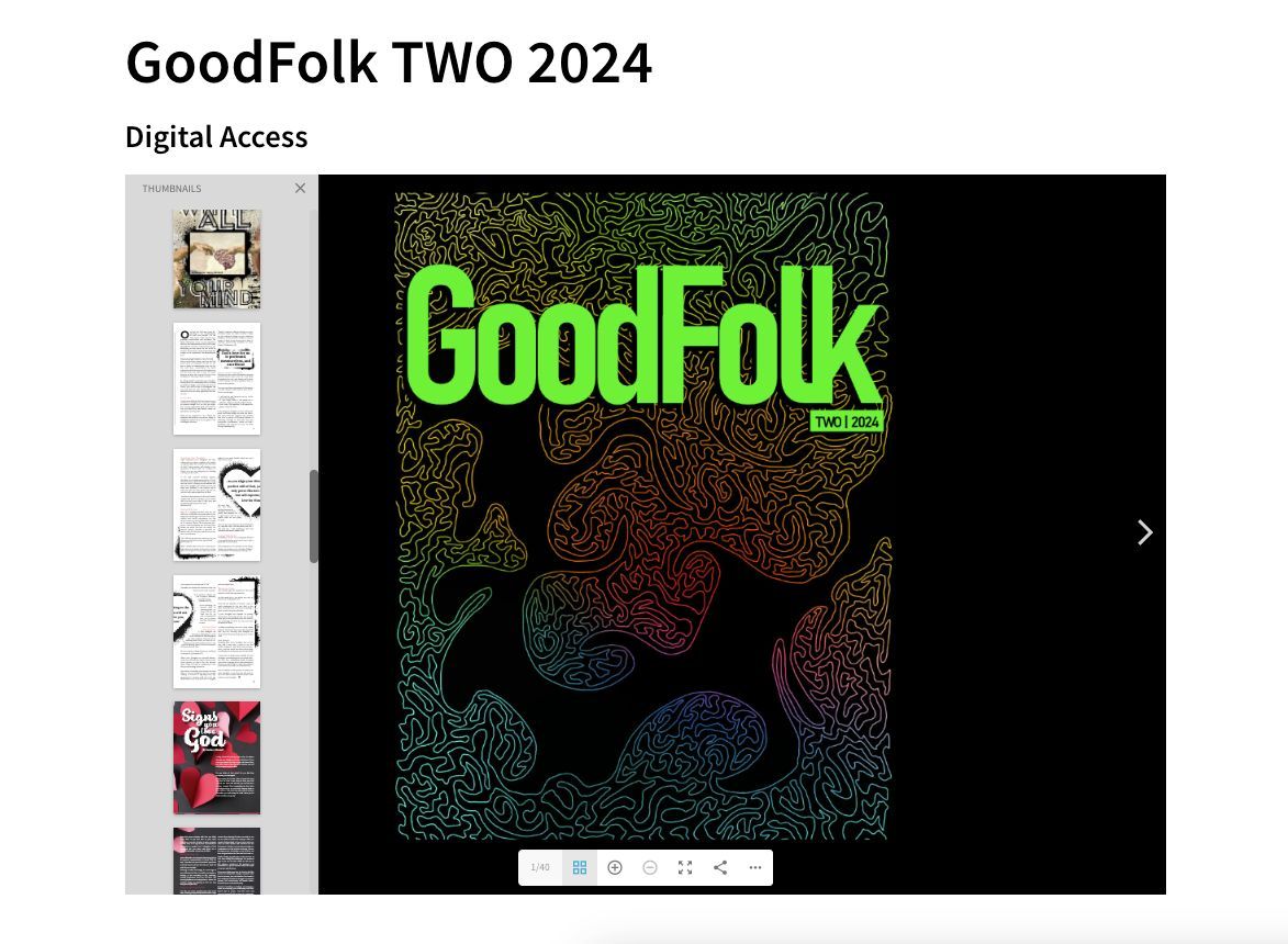 WforWBibleComic's tweet photo. GOODFOLK MAGAZINE: There's a new Christian Magazine. It's now on issue 2 and both contain pages from the Word for Word Bible Comic. 

Use this link to read issue 2 online: https://t.co/7QtTG2JOB7

#christianmagazine #christianmagazines #christianliving #christianbook https://t.co/TeOt8DEdUG