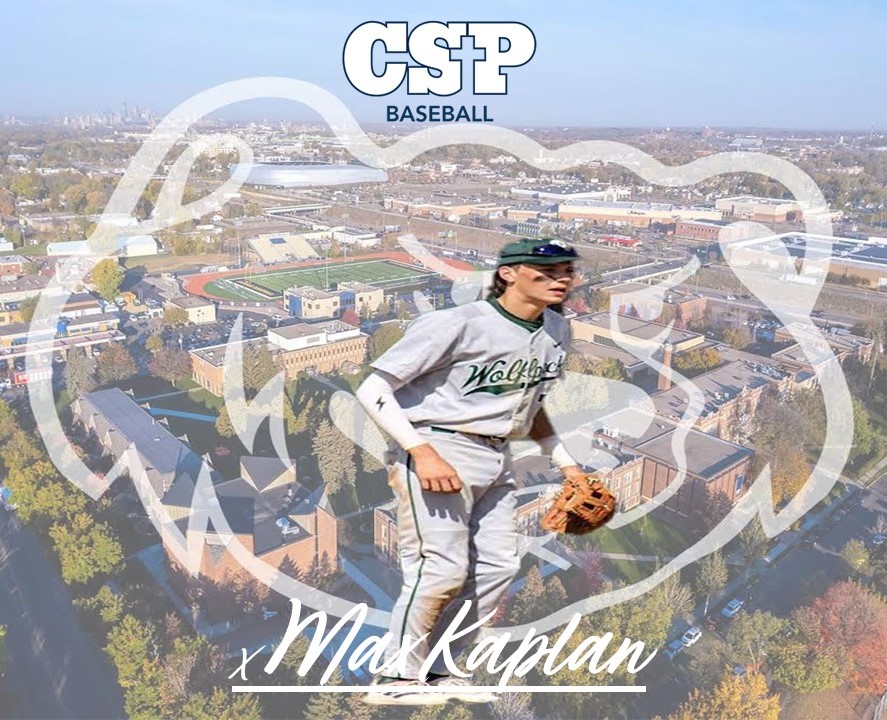 CSPBears's tweet photo. Welcome to Max Kaplan, a 6-3 infielder from Cottage Grove, Minn. (Park HS) to @CSPBearsBase on #NSD25

#BeGolden | #WeAreCSP | #GB4L https://t.co/e7Zpf6ZAMh