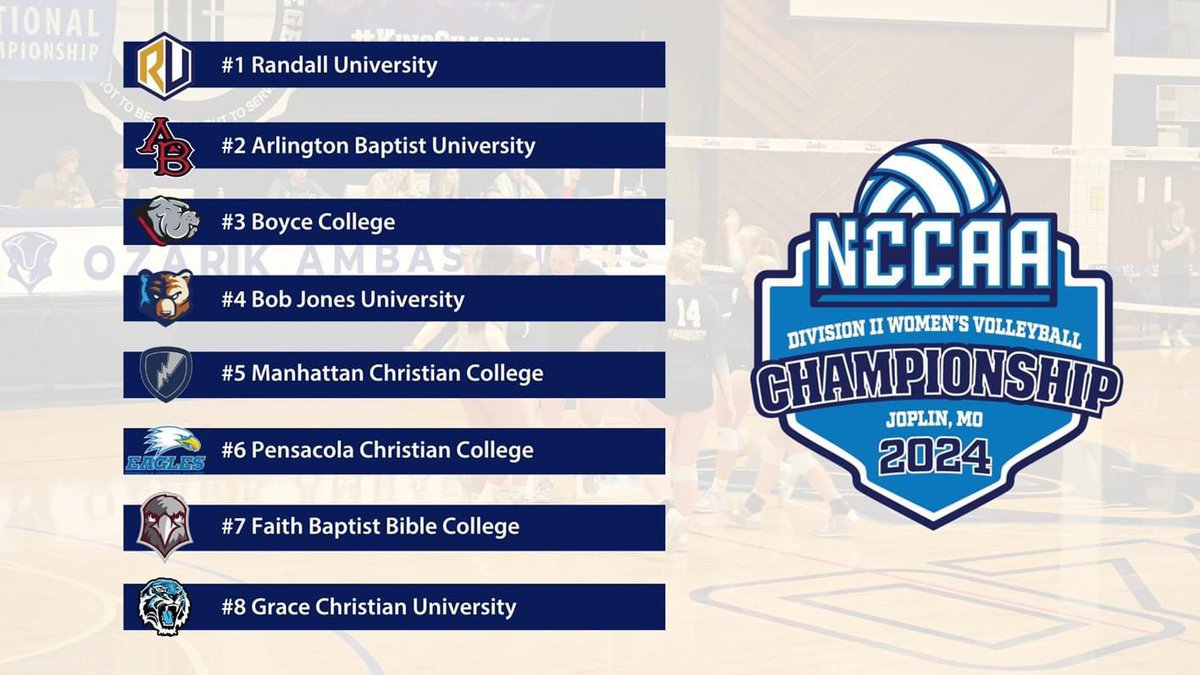 Volleyball earns #1 overall seed in the national tournament. #SaintsNation