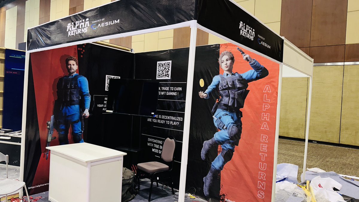 Caesiumlab's tweet image. Day 1 at IGDC Hyderabad kicks off! Check out our images showcasing Alpha Returns and the Caesium Wallet. More updates to come!

#IGDC #IGDC2024 #AlphaReturns #CaesiumWallet #gamedev