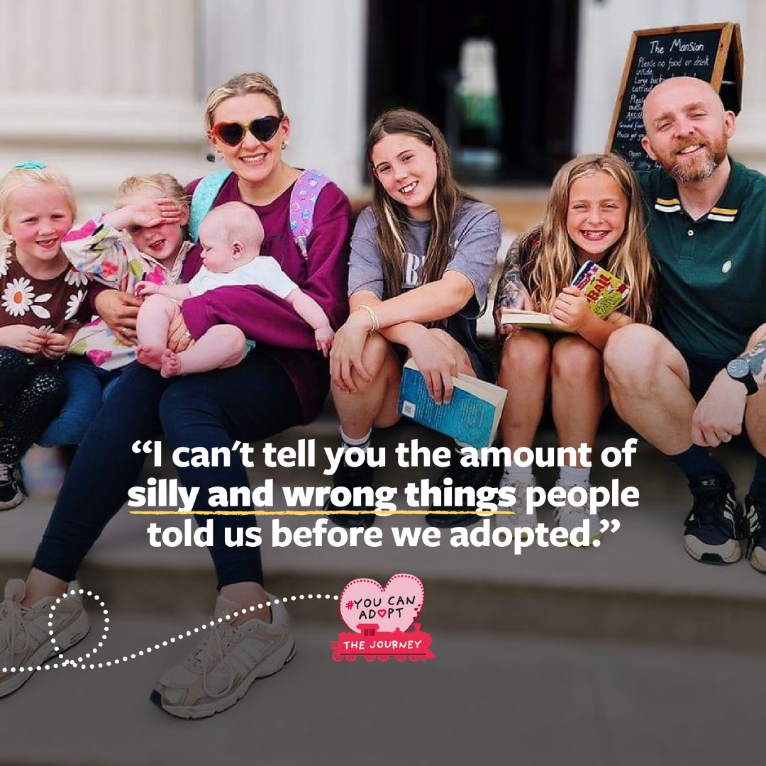 Youcanadopt's tweet image. Meet Hannah and her family 👋
Hannah and her husband first adopted in 2021 🫶
Could you start or grow your family by giving a child in need their forever home?
Take the first step in your adoption journey today by visiting youcanadopt.co.uk 🔗
#YouCanAdopt