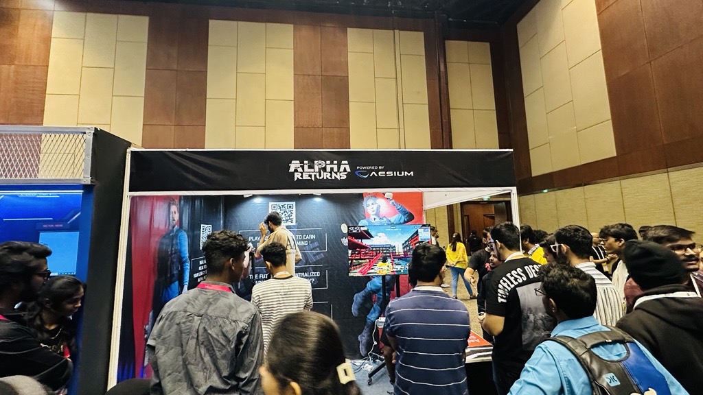 Caesiumlab's tweet image. Day 1 at IGDC Hyderabad kicks off! Check out our images showcasing Alpha Returns and the Caesium Wallet. More updates to come!

#IGDC #IGDC2024 #AlphaReturns #CaesiumWallet #gamedev