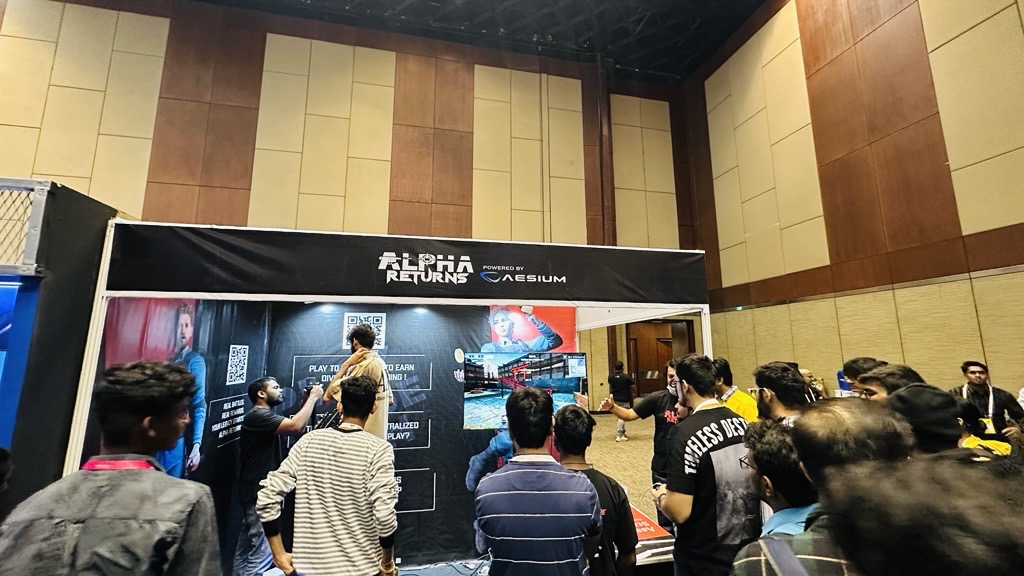 Caesiumlab's tweet image. Day 1 at IGDC Hyderabad kicks off! Check out our images showcasing Alpha Returns and the Caesium Wallet. More updates to come!

#IGDC #IGDC2024 #AlphaReturns #CaesiumWallet #gamedev