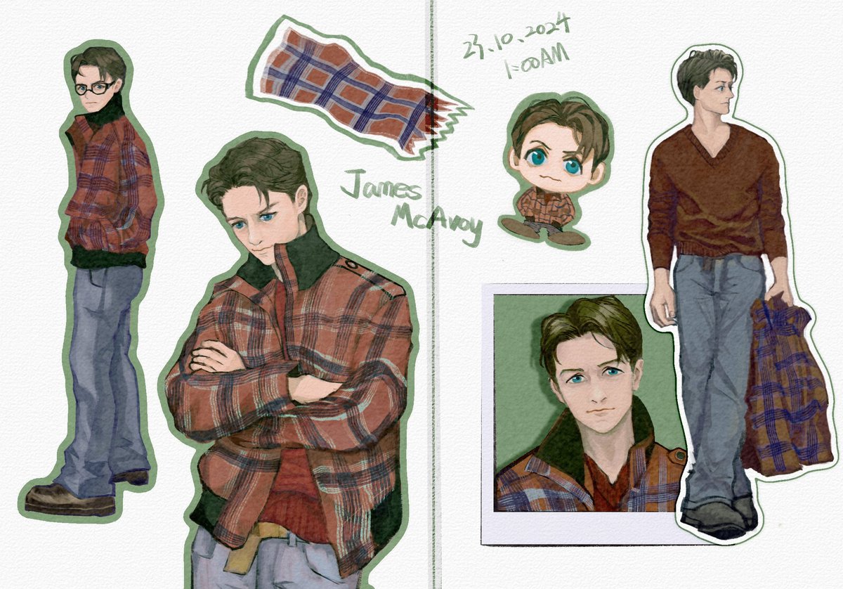 感觉画他有在进步。
一些画剧集截图/写真的练习。

#jamesmcavoy   #fanart  #stateofplay