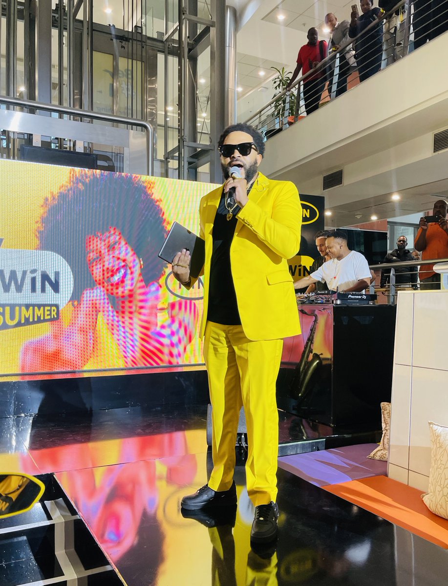 Chris_JNdonga's tweet photo. I’m happy to announce that we have partnered with @MTNza to be the ambassador of their #WinWinSummer campaign, seeing @alphi_sipho travel throughout the country with cash prices and donations to celebrate #30YearsOfMTN.
An MTN Summer 🥂. https://t.co/K1fMaVqrYd