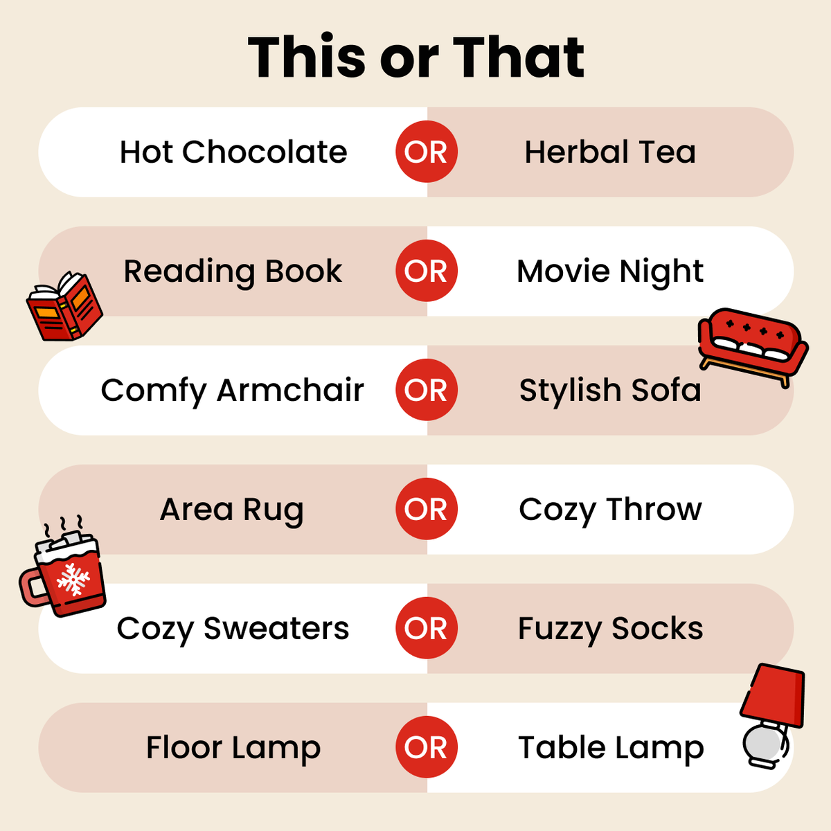 Rentler's tweet photo. We want to know—what’s your cozy season vibe? 
Are you all about a snug sweater or fuzzy socks? 🧦 
And when it comes to sipping, do you prefer a hot cocoa mug (marshmallows included!) ☕️ or a soothing herbal tea? 🍵

Let us know your cozy faves! https://t.co/RBzvxn54t0