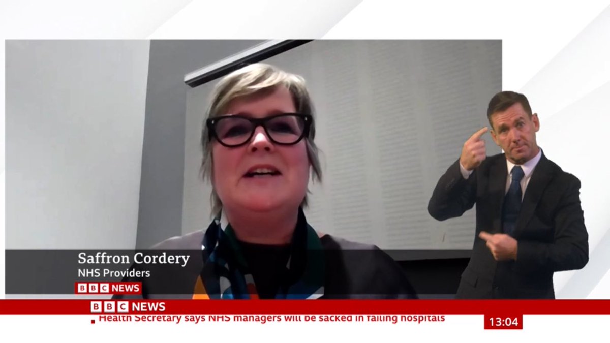 Susan Bahl (@susanbahl) on Twitter photo “Trust leaders absolutely recognise the scale of the task and the need for this to be a genuinely supportive endeavour between the Secretary of State and themselves.”
<a href="/NHSProviders/">NHS Providers</a> <a href="/Saffron_Policy/">Saffron Cordery (saffroncordery.bsky.social)</a> spoke to <a href="/BBCNews/">BBC News (UK)</a> <a href="/BBCHughPym/">Hugh Pym</a> about <a href="/wesstreeting/">Wes Streeting</a> plans to reform the NHS. “Trust leaders absolutely recognise the scale of the task and the need for this to be a genuinely supportive endeavour between the Secretary of State and themselves.”
<a href="/NHSProviders/">NHS Providers</a> <a href="/Saffron_Policy/">Saffron Cordery (saffroncordery.bsky.social)</a> spoke to <a href="/BBCNews/">BBC News (UK)</a> <a href="/BBCHughPym/">Hugh Pym</a> about <a href="/wesstreeting/">Wes Streeting</a> plans to reform the NHS.