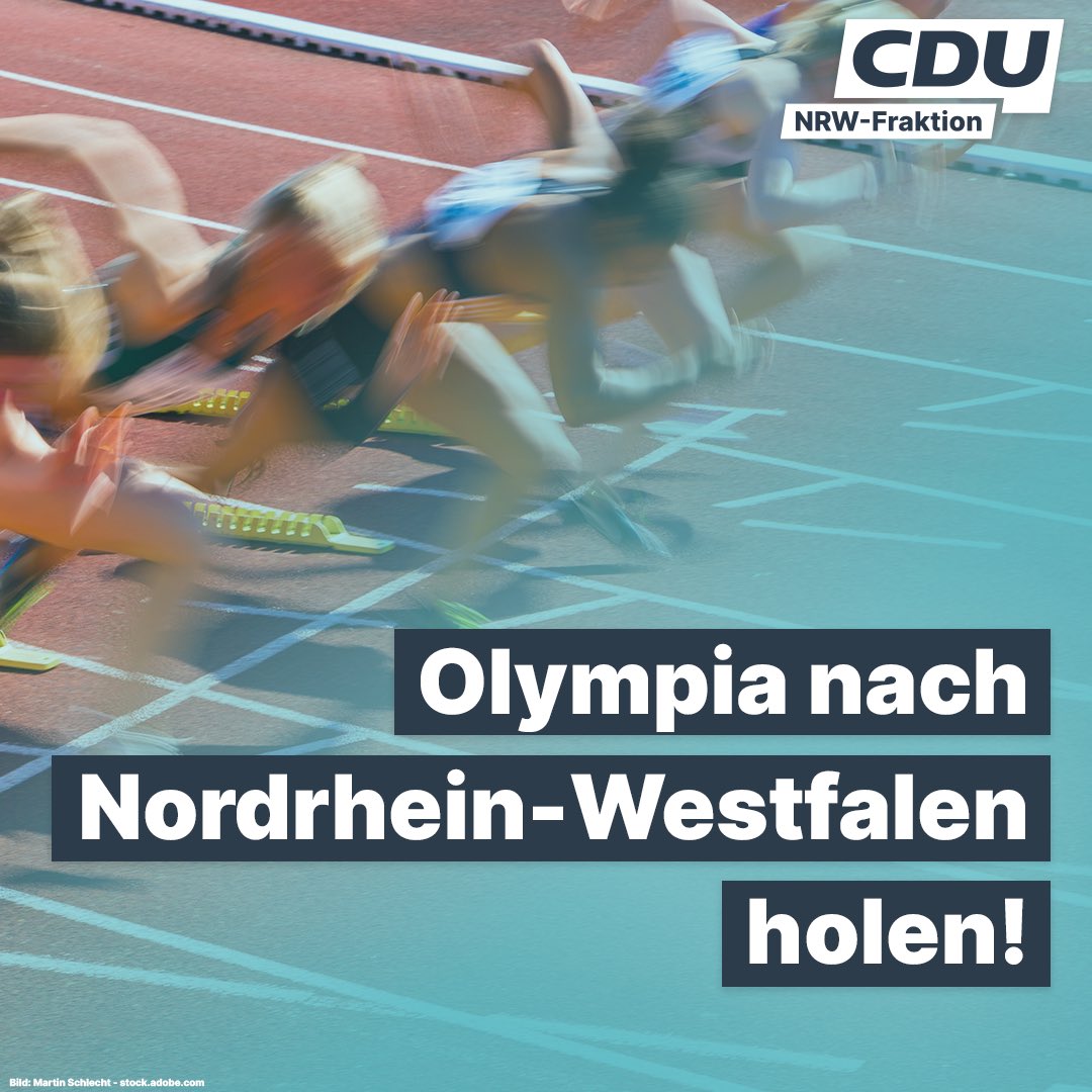 Die Olympischen und Paralympischen Spiele in Paris haben für Begeisterung gesorgt. Wir setzen uns dafür ein, dieses Zeichen der Völkerverständigung nach Nordrhein-Westfalen zu holen. Unser Land ist so weltoffen wie sportbegeistert - und damit perfekter Austragungsort für Olympia!