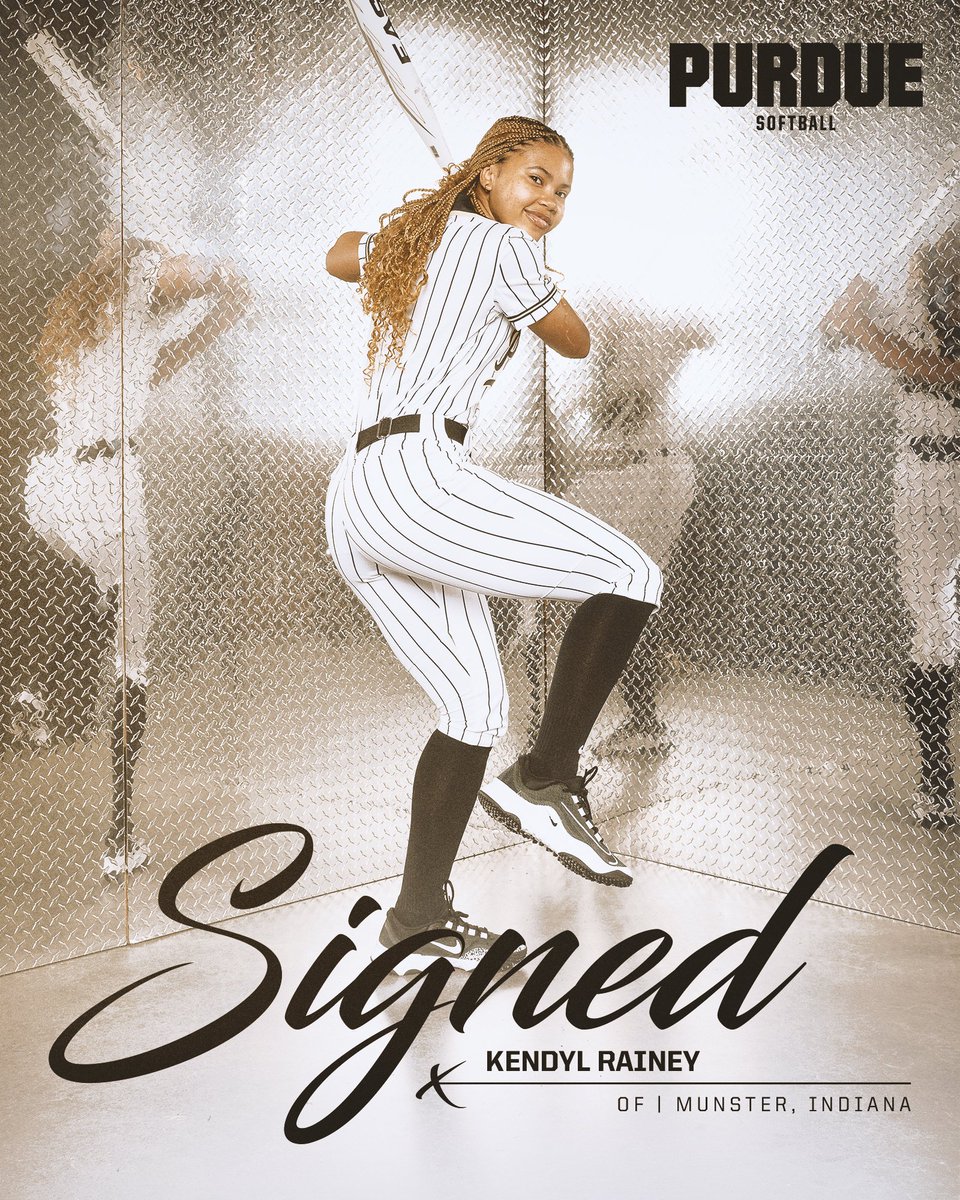Purdue Softball (@purduesoftball) on Twitter photo Welcome to the family, <a href="/KRainey_23/">Kendyl Rainey 2025</a>! 🚂✍️
🥎 OF
📍 Munster, Ind.
🏫 Marian Catholic HS Welcome to the family, <a href="/KRainey_23/">Kendyl Rainey 2025</a>! 🚂✍️
🥎 OF
📍 Munster, Ind.
🏫 Marian Catholic HS