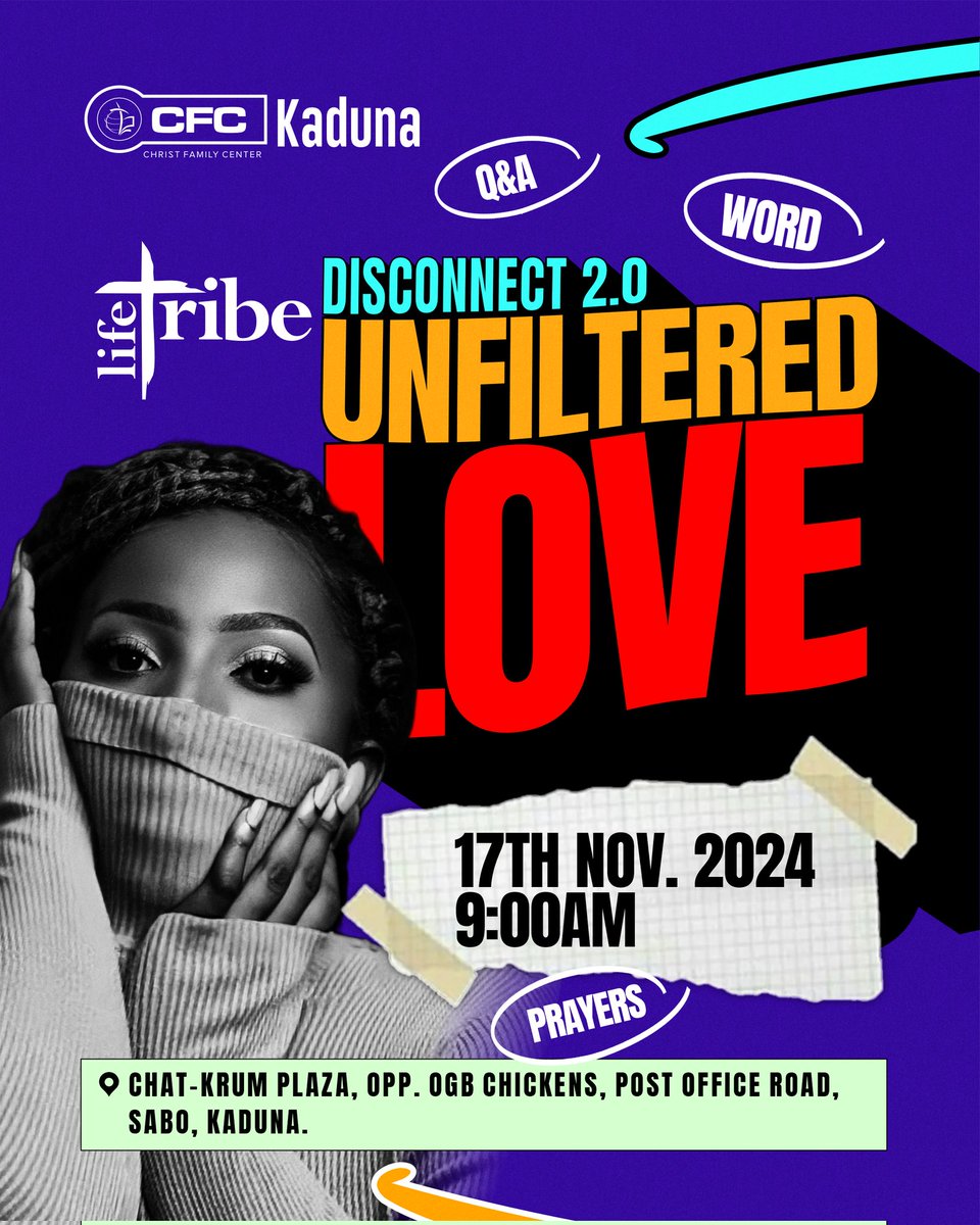 Love is more than just a feeling; it’s part of who we are. That’s why a loving God created us. Join us this Sunday as we explore love that goes beyond borders and breaks down barriers.

#PastorAromeTokula 
#PastorAbelBreath 
#lifetribe 
#CFCKaduna 
#ChristFamilyMinistry